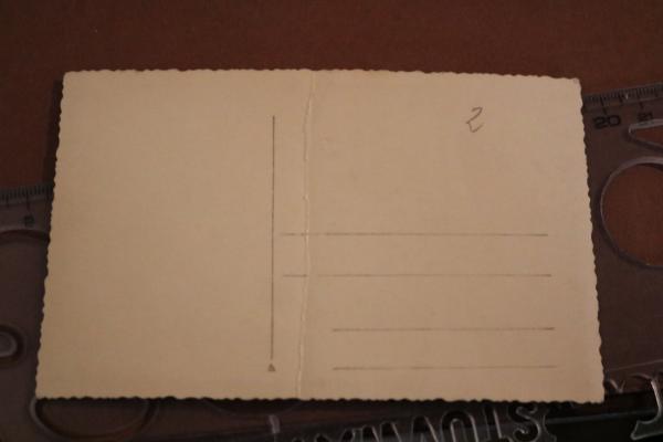 altes Foto - Truppe Soldaten marschieren durch die Strasse - Ort ? Banner Wir grüßen unseren Führer